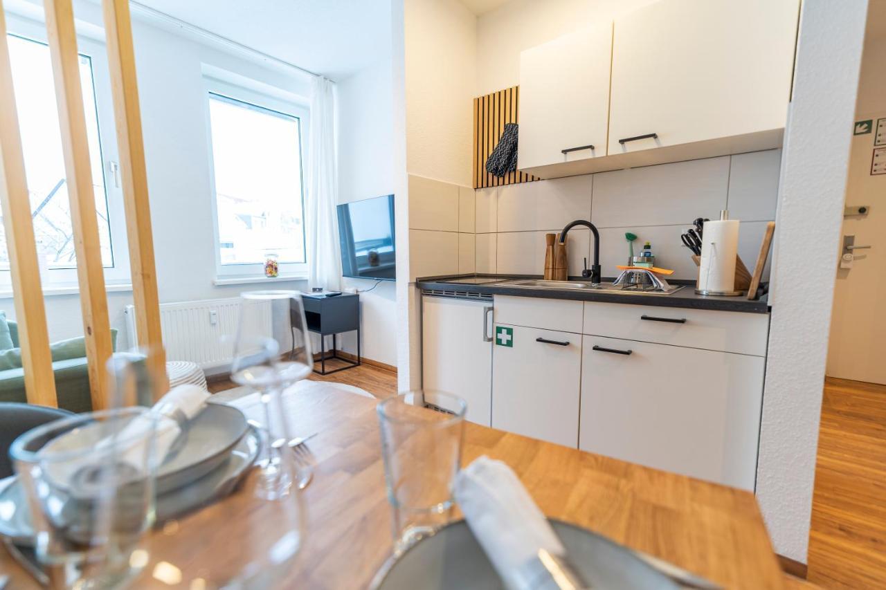 Rr - Chic Apartment 33Qm - Parking - Washer Magdeburg Exteriör bild
